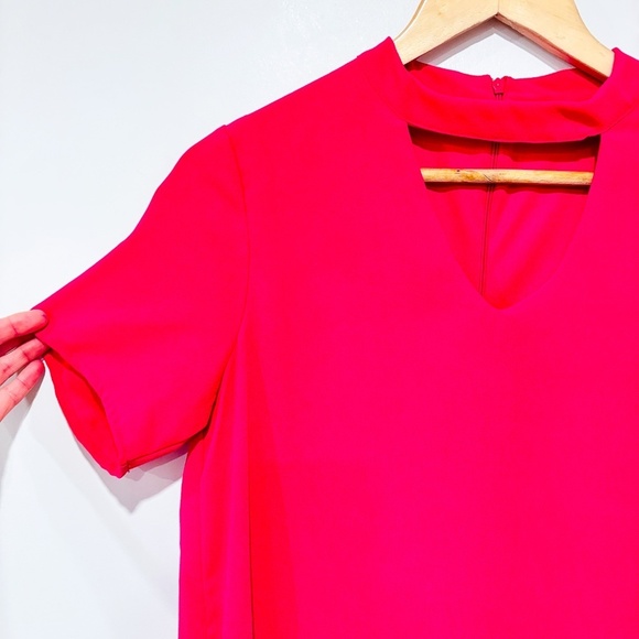 VERO MODA Loose fuchsia dress - Picture 2 of 6